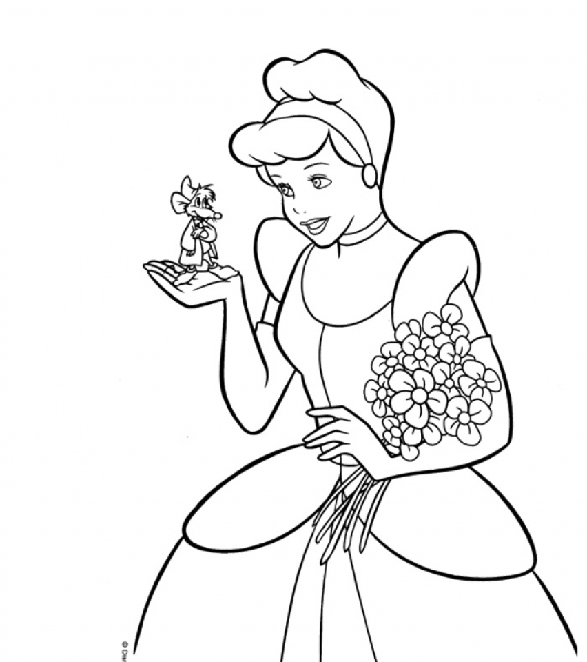 Get this disney princess cinderella coloring pages printable