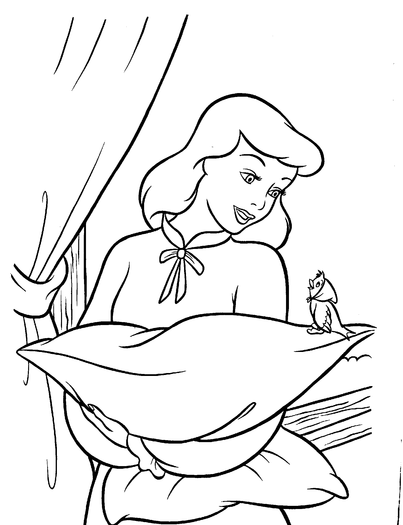 Cinderella coloring pages