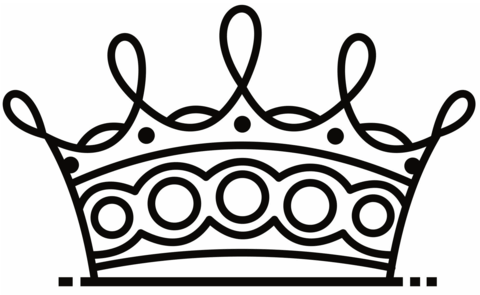 Princess crown coloring page free printable coloring pages