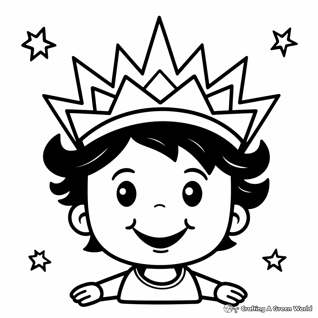 Crown coloring pages