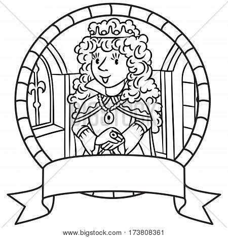 Coloring book emblem vector photo free trial bigstock
