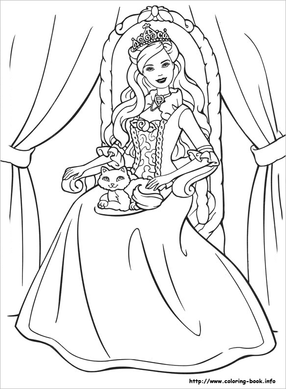 Princess coloring pages