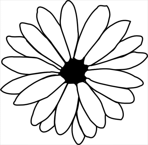 Flower coloring pages