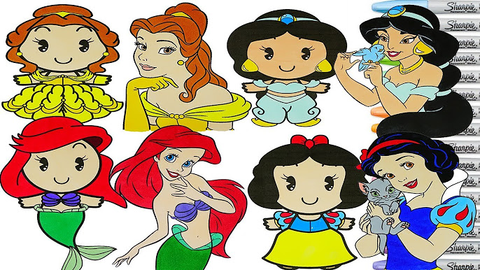 Disney princess coloring pages