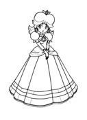 Princess daisy coloring pages free coloring pages