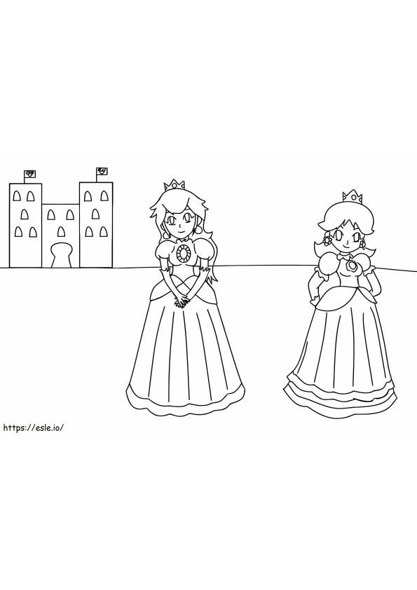 Princesa peach y daisy vãrityskuva