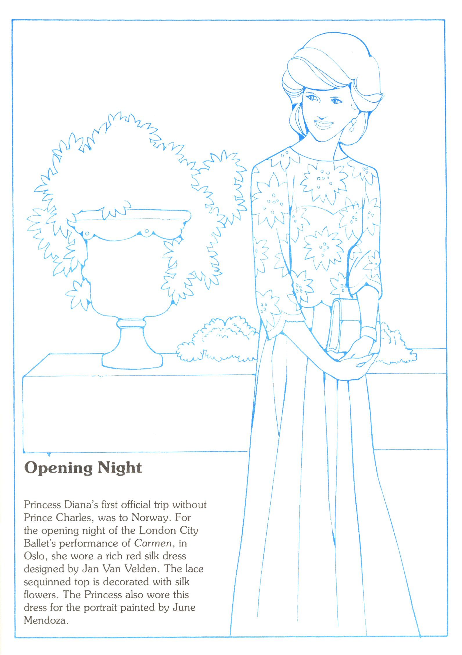 Princess diana fashion collection book princess diana fashion diana fashion coloring book pages