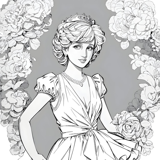 Premium ai image princess diana diana princess of wales lady diana princess dianas early life dianas marriage
