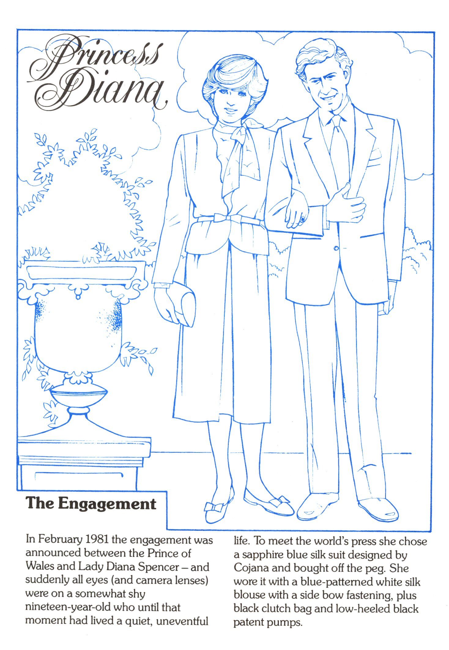 Diana fashion collection book social studies culture historical figures british royal famiâ family coloring pages her majesty the queen princess diana fashion