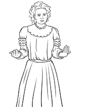 Diana princess of wales coloring page