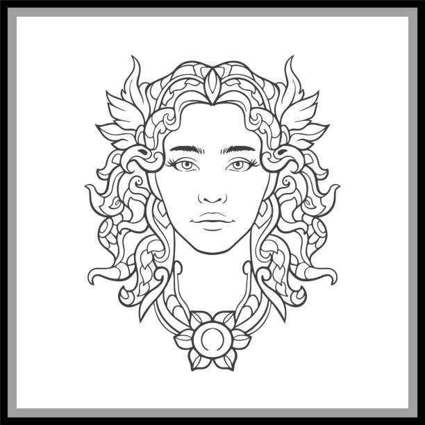 Diana princess stock illustrations royalty