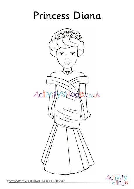 Princess diana louring page