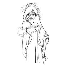 Top disney princess coloring pages for your little girl