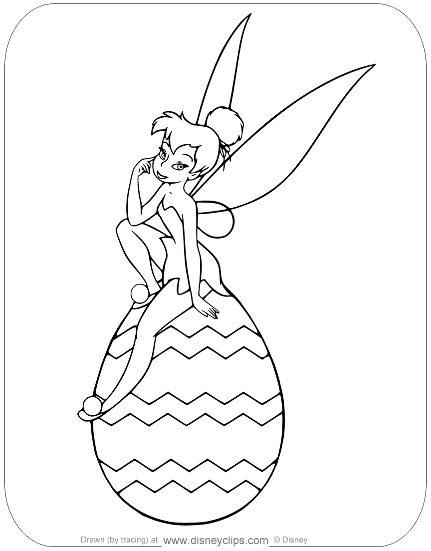Printable disney easter coloring pages