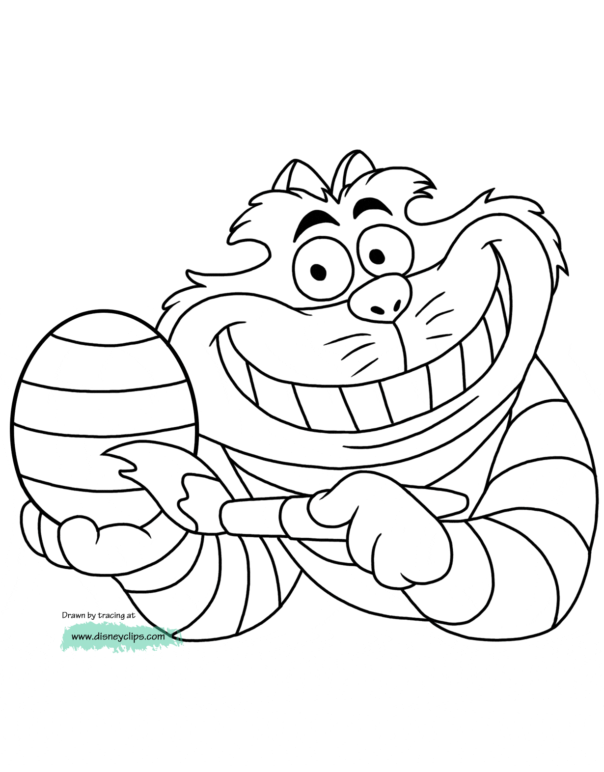 Printable disney easter coloring pages