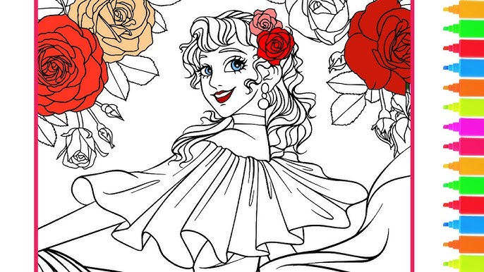 Coloring easter bunnies chicks and unicorns easter coloring book pages