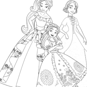 Elena of avalor coloring pages printable for free download