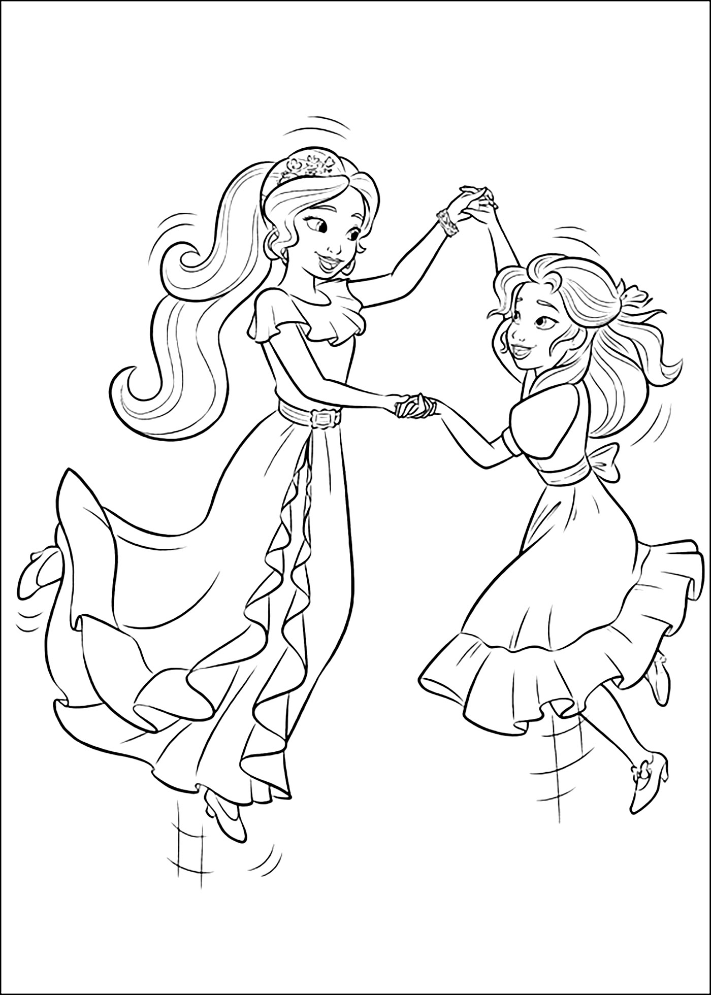 Elena of avalor coloring pages