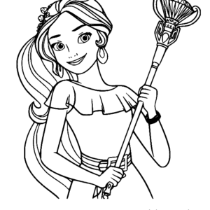 Elena of avalor coloring pages printable for free download