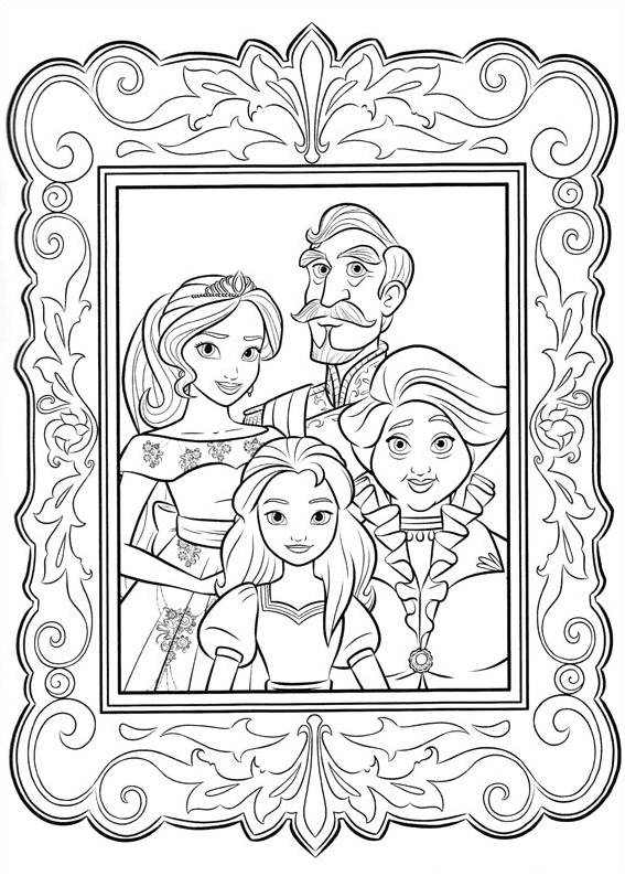 Elena of avalor coloring pages printable for free download