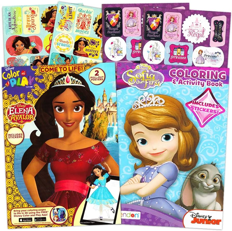 Elena of avalor coloring book super set bundle