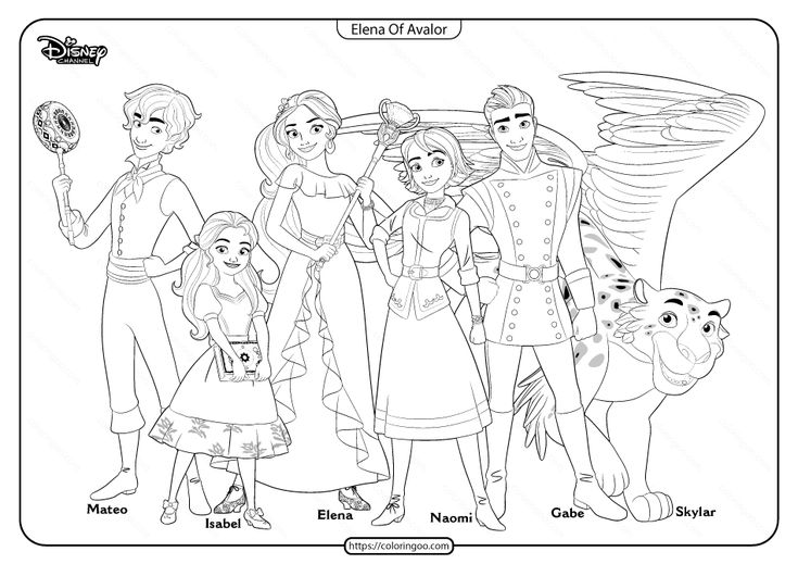 Printable elena of avalor coloring book and pages princess coloring pages disney coloring pages coloring books