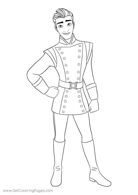 Get this disney elena of avalor coloring page lieutenant gabe