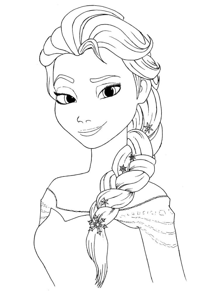 Elsa coloring pages