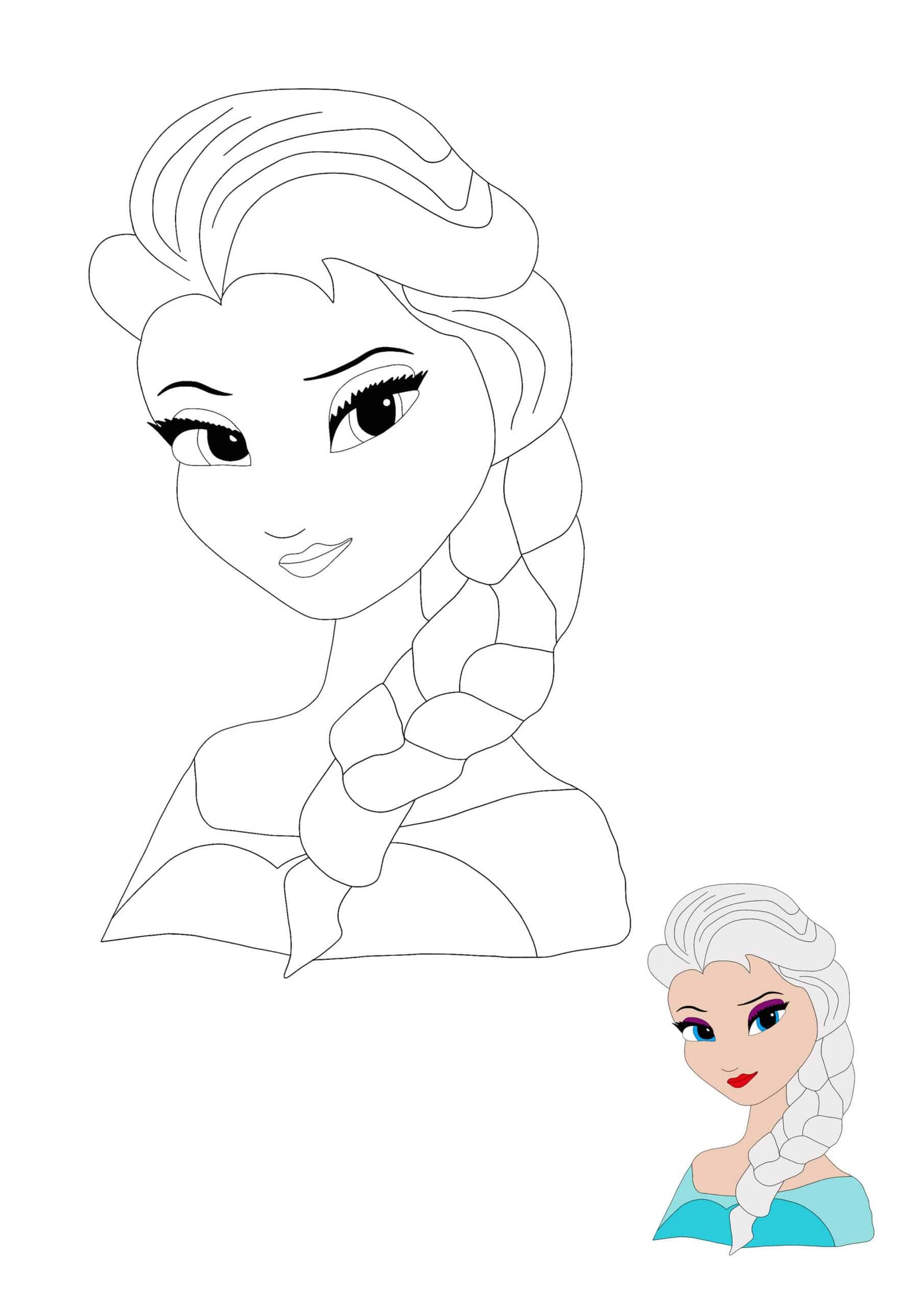 Princess elsa coloring pages