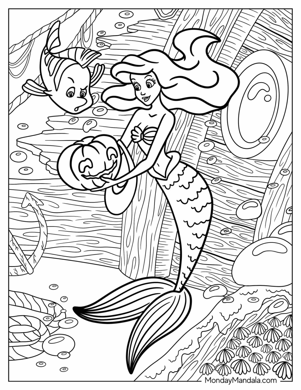 Disney halloween coloring pages free pdf printables