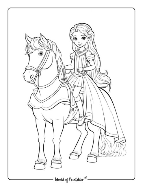 Best princess coloring pages