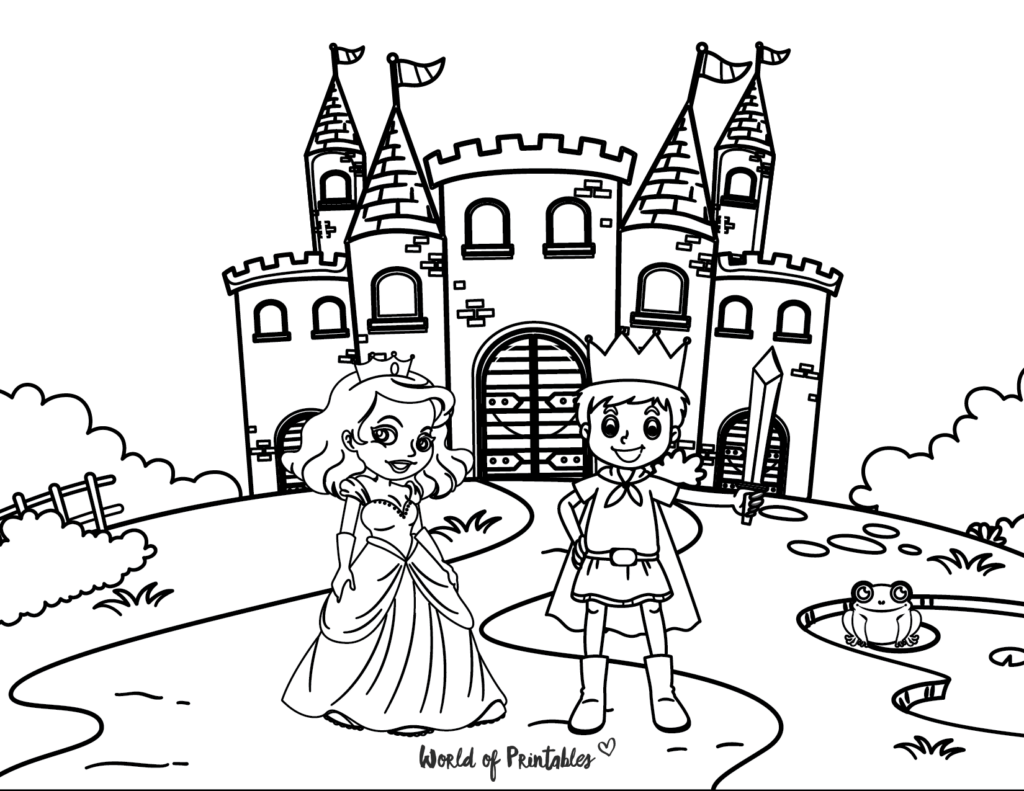 Best princess coloring pages