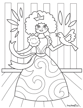 Princess coloring pages