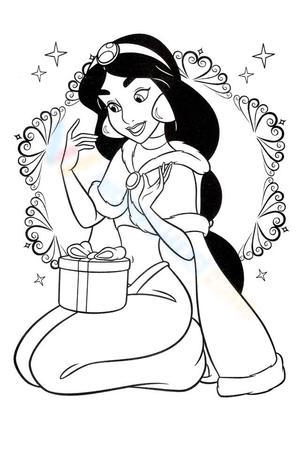 Free collection of jasmine coloring pages for kids