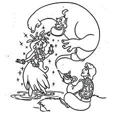 Top free printable princess jasmine coloring pages online