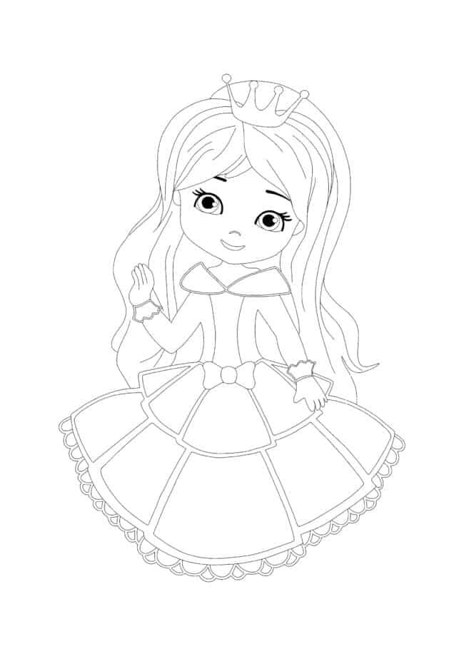 Princess coloring pages