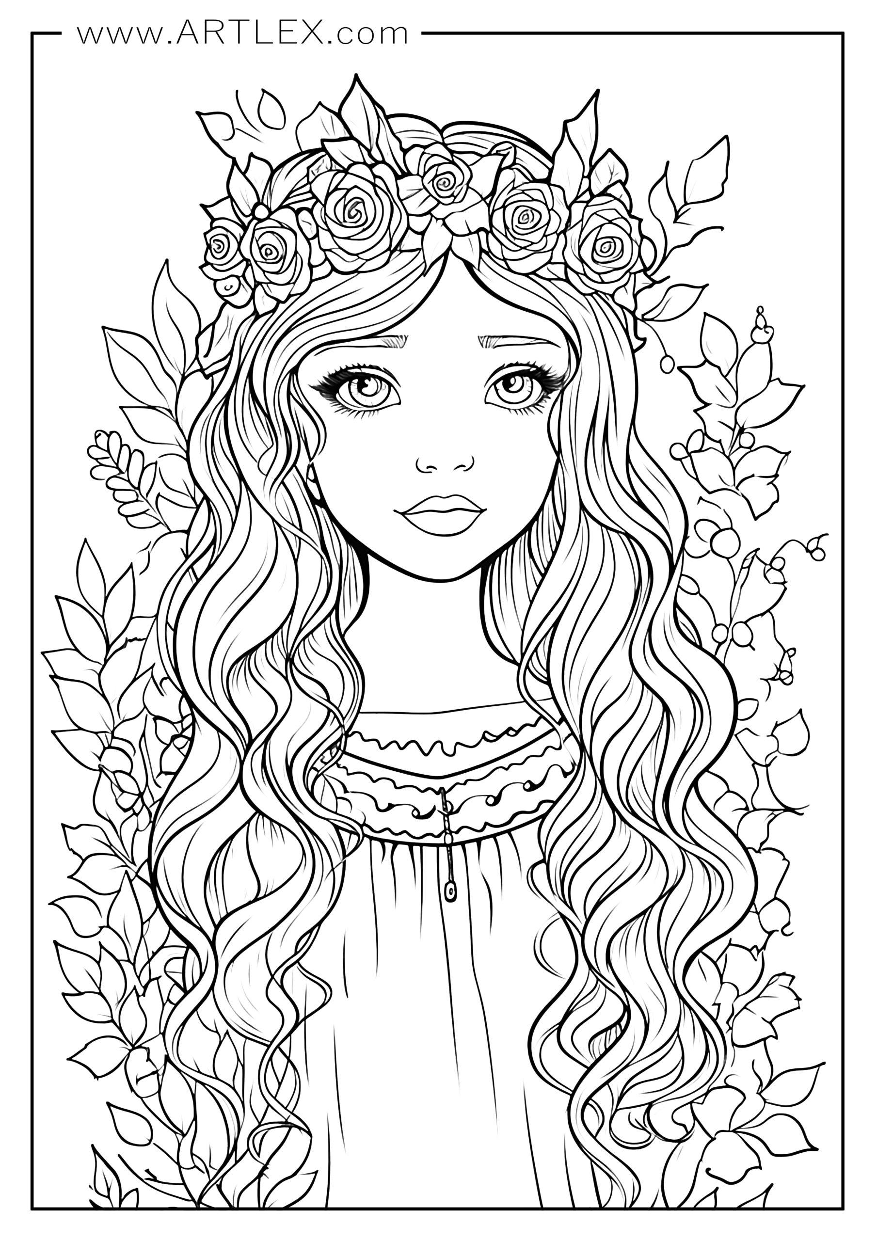 Best princess coloring pages free printable â