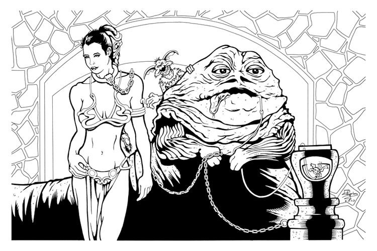 Coloringrocks leia star wars princess leia coloring pages