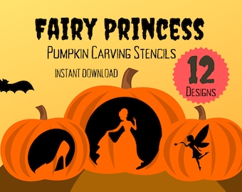 Pumpkin stencil princess