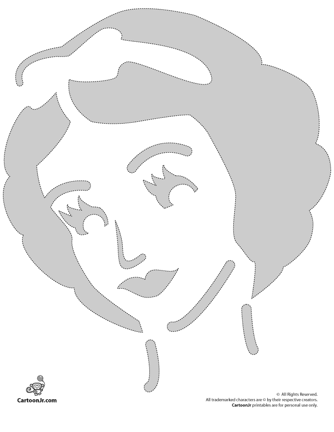 Disney princess pumpkin stencil snow white pumpkin carving pattern