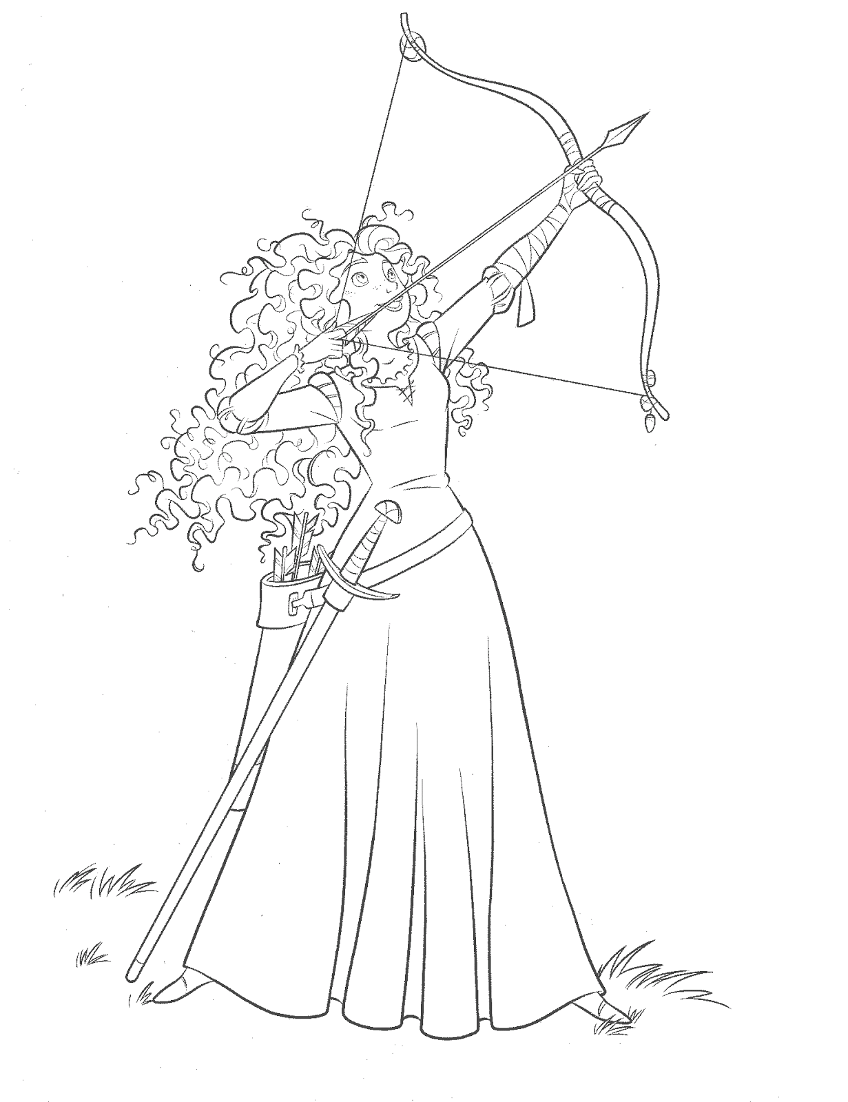 Brave coloring pages