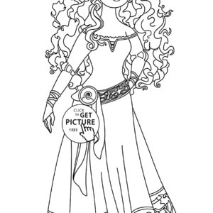 Merida coloring pages printable for free download