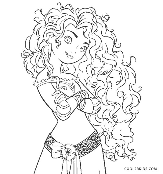Free printable brave coloring pages for kids