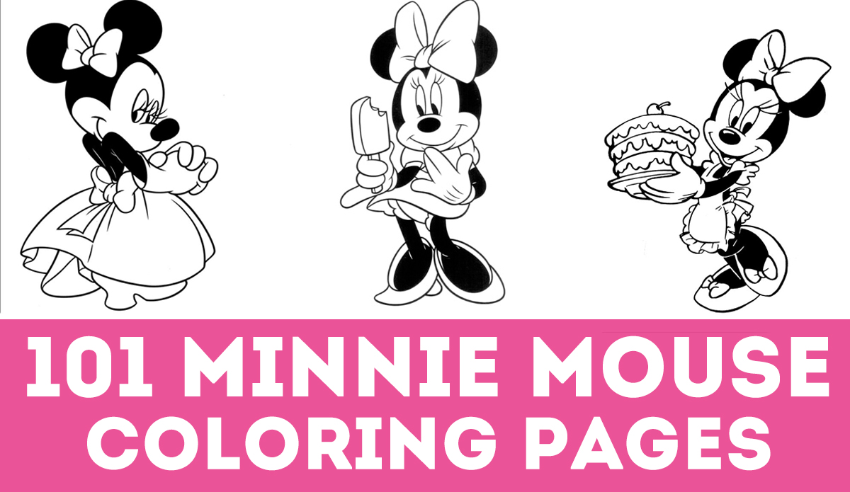 Minnie mouse coloring pages
