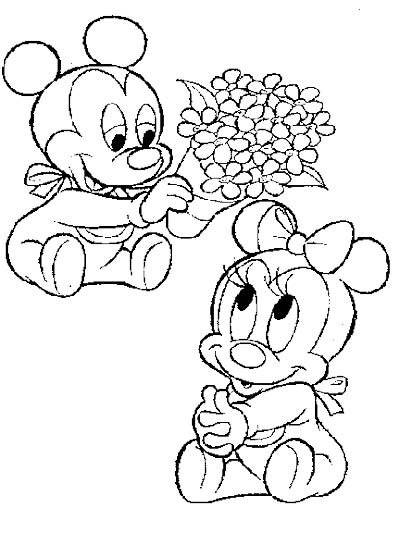 Minnie mouse coloring pages