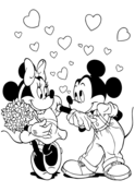 Minnie mouse coloring pages free coloring pages