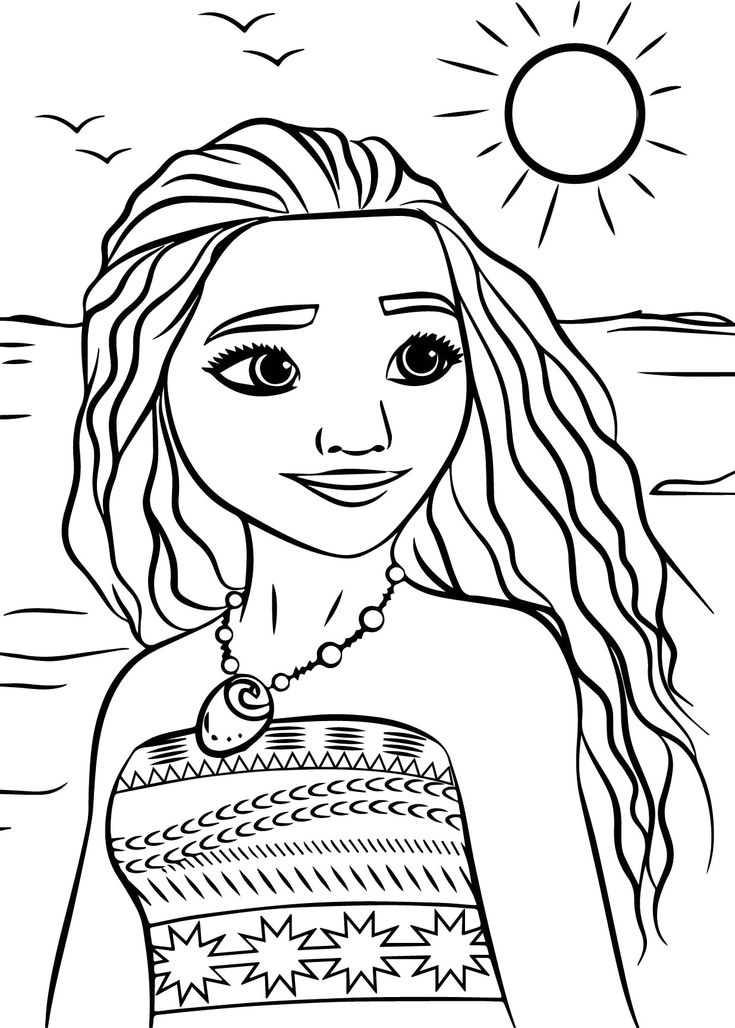 Moana color pages moana coloring pages princess thanhhoacar attachment