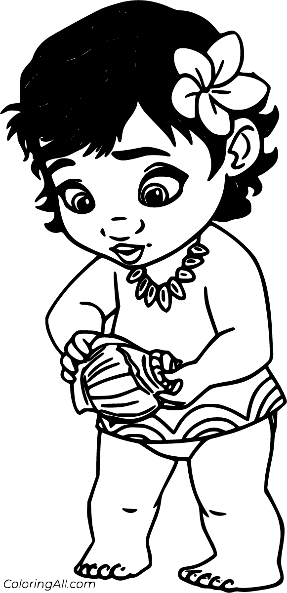 Moana coloring pages