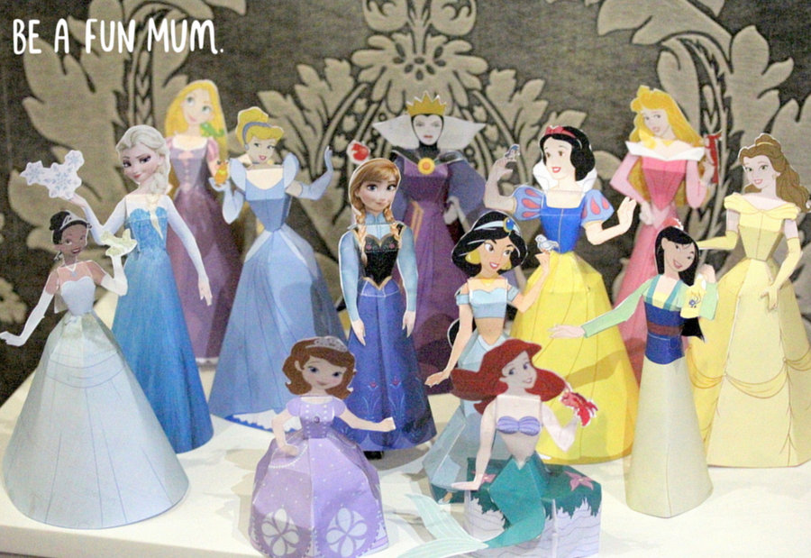 Disney paper doll printables be a fun mum
