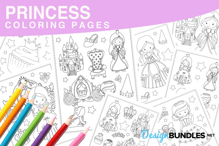 Princess coloring pages